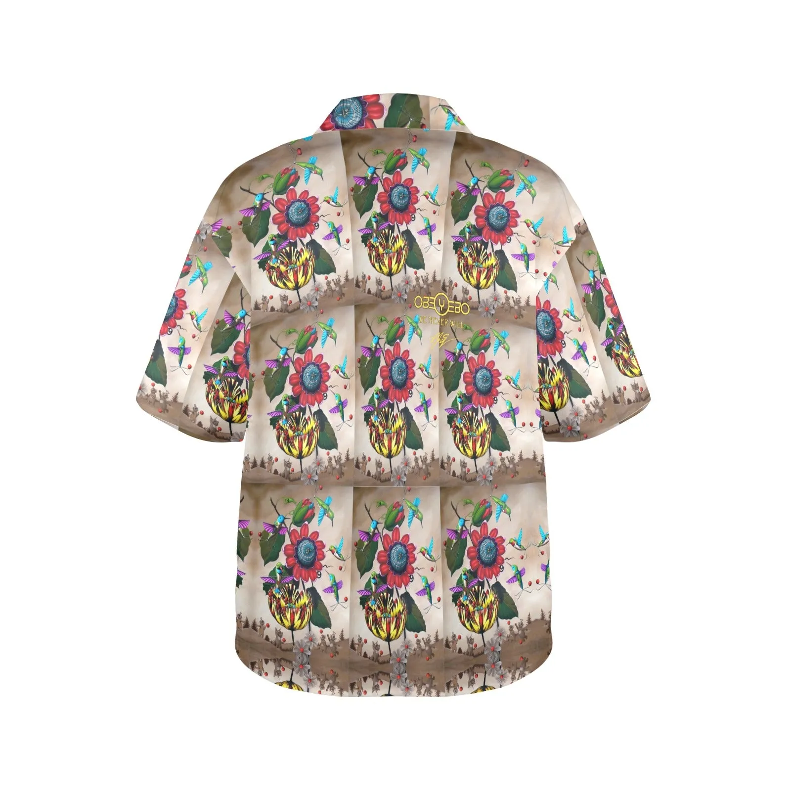 DARPA Hummingbird Women's Hawaiian Shirt