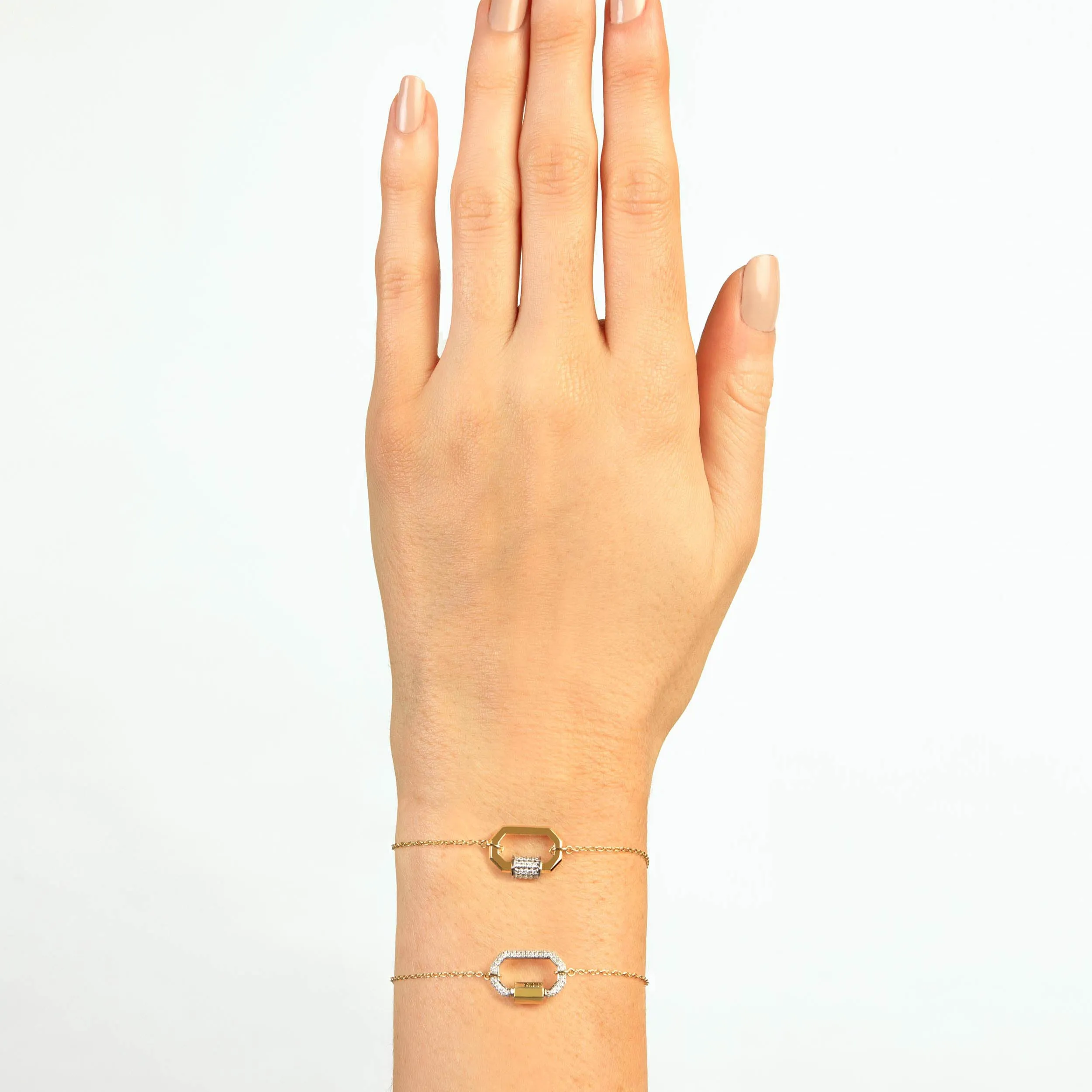 Diamond Lock Bracelet