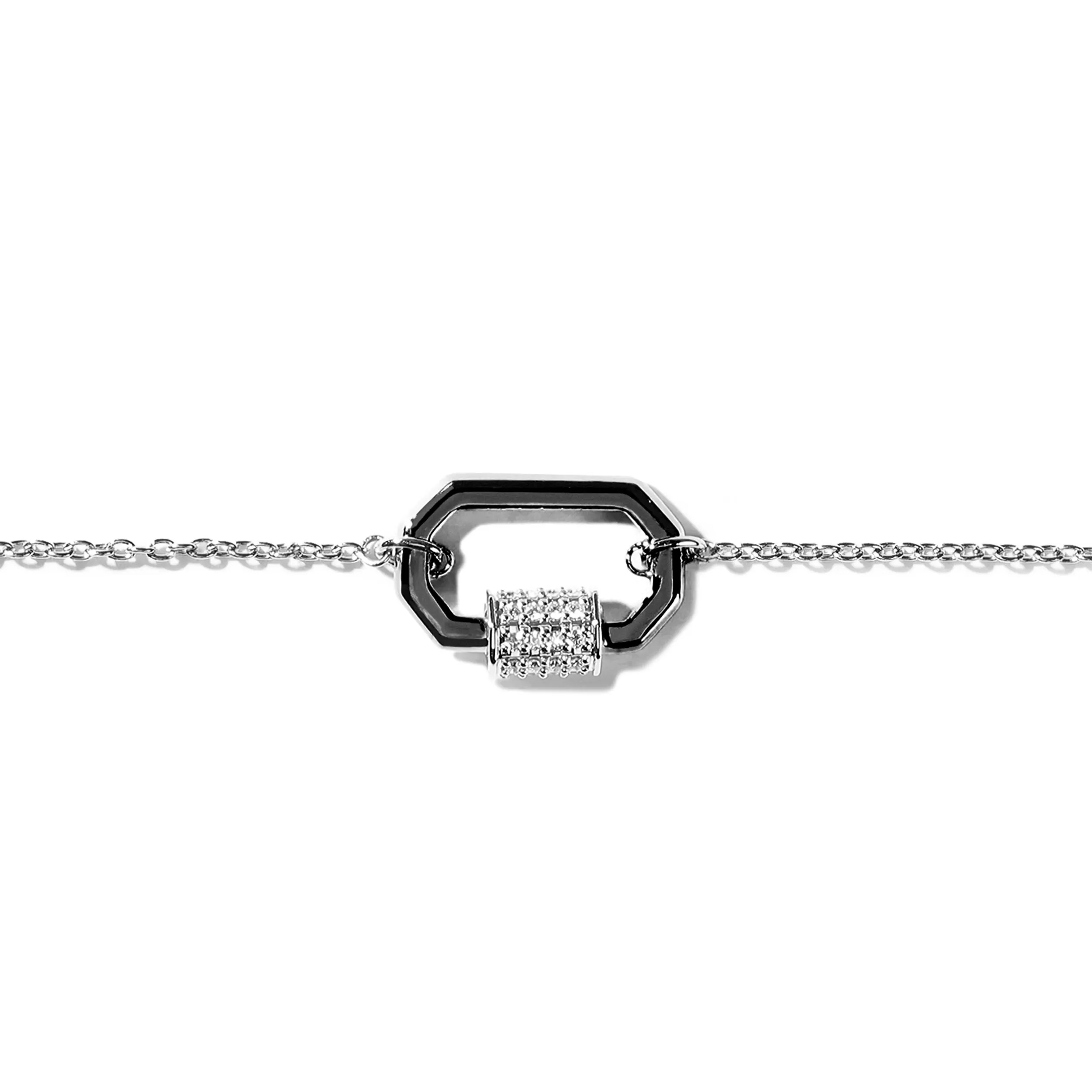 Diamond Lock Bracelet