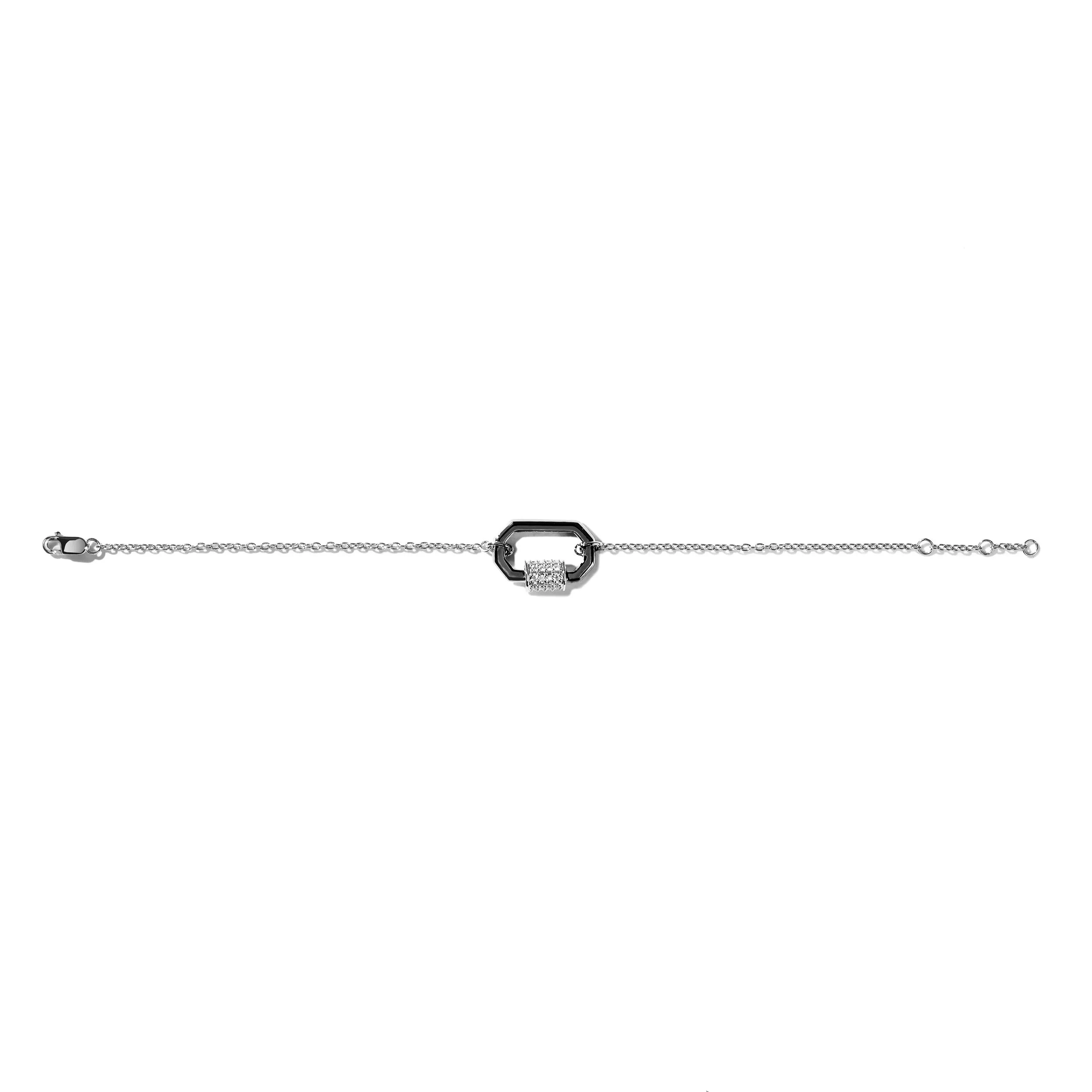Diamond Lock Bracelet