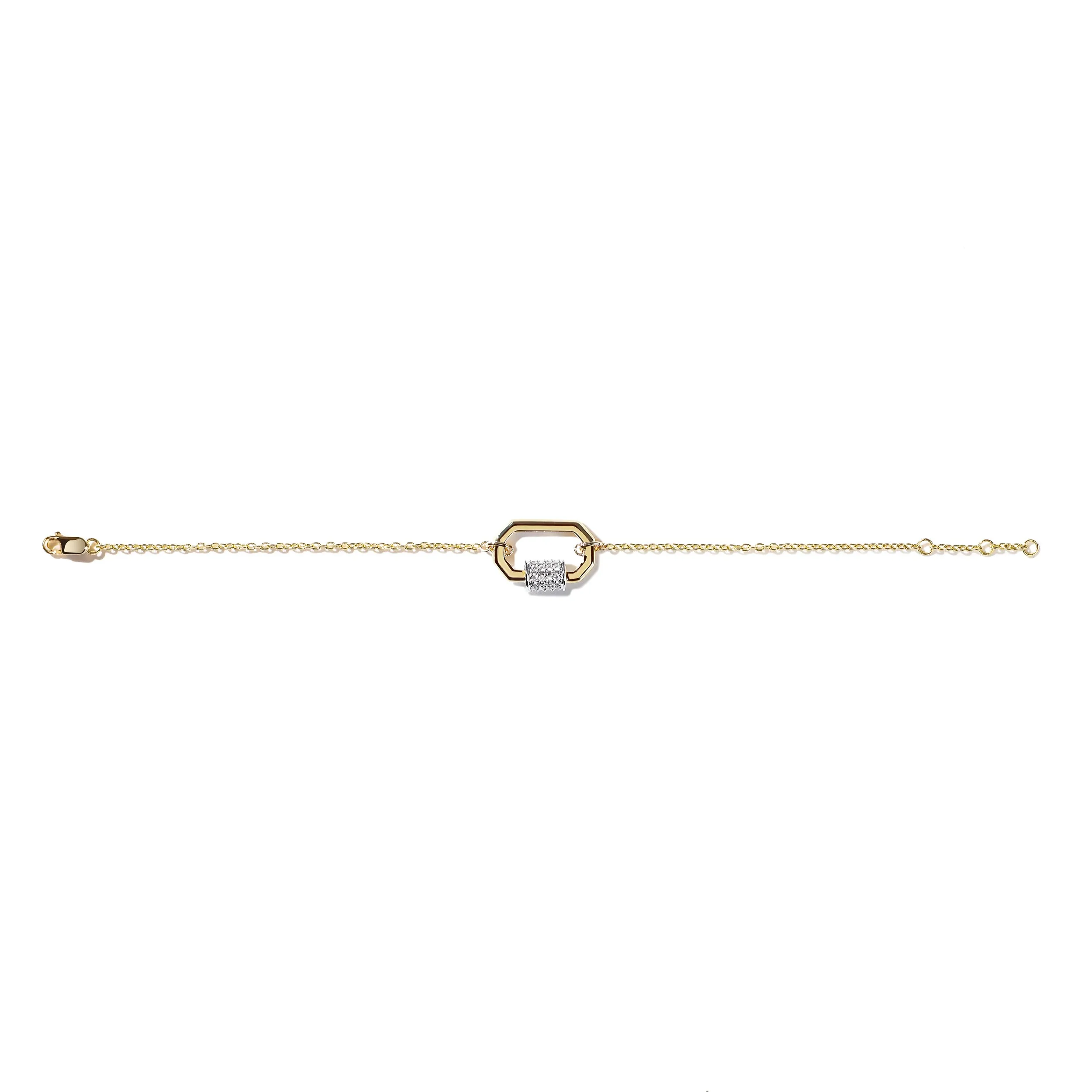 Diamond Lock Bracelet