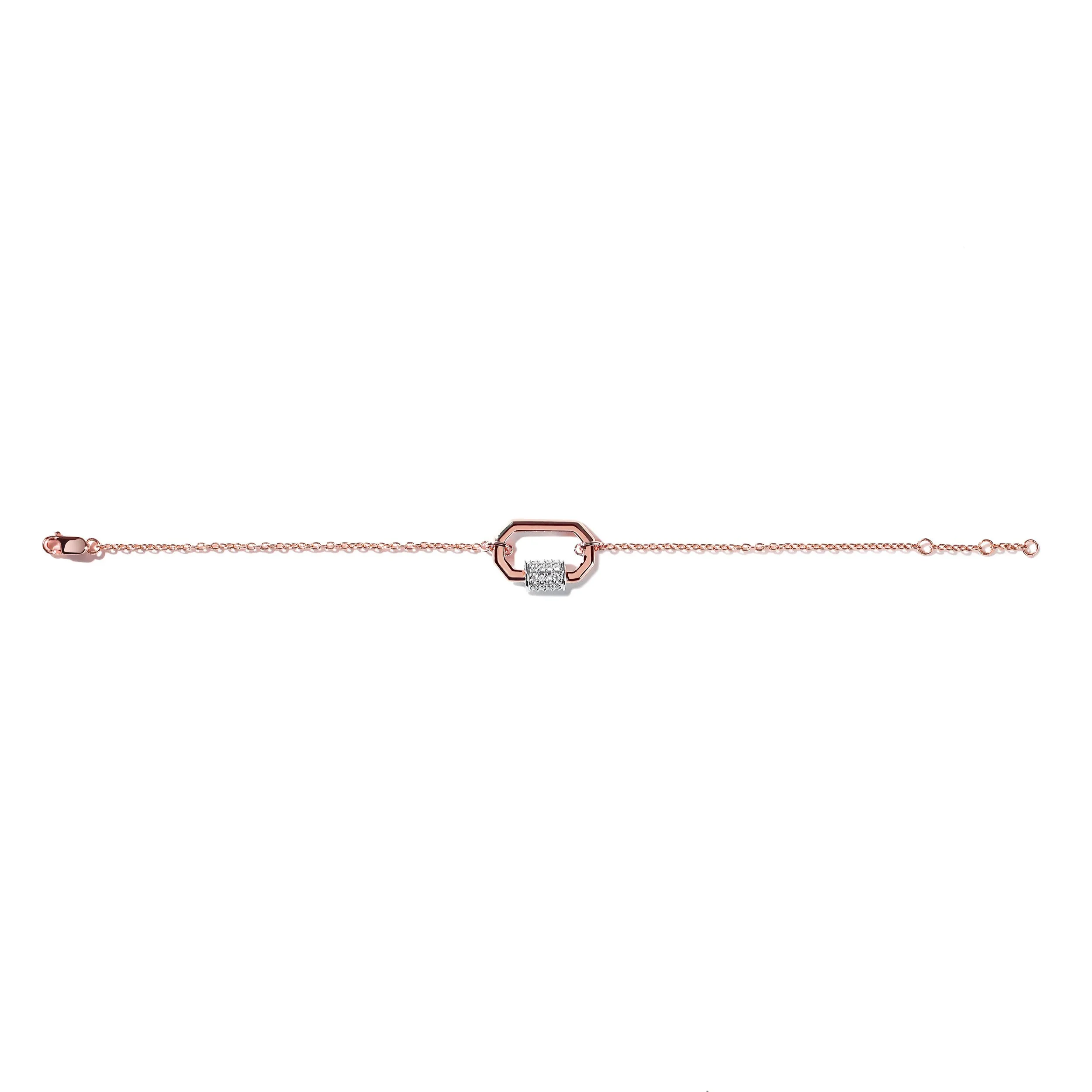 Diamond Lock Bracelet