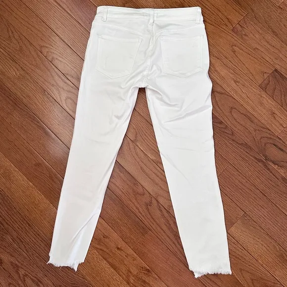 DL1961 Woman’s White Florence Cropped Jeans