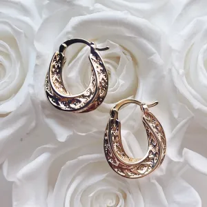 Don’t Get It Twisted Hoop Earrings Gold