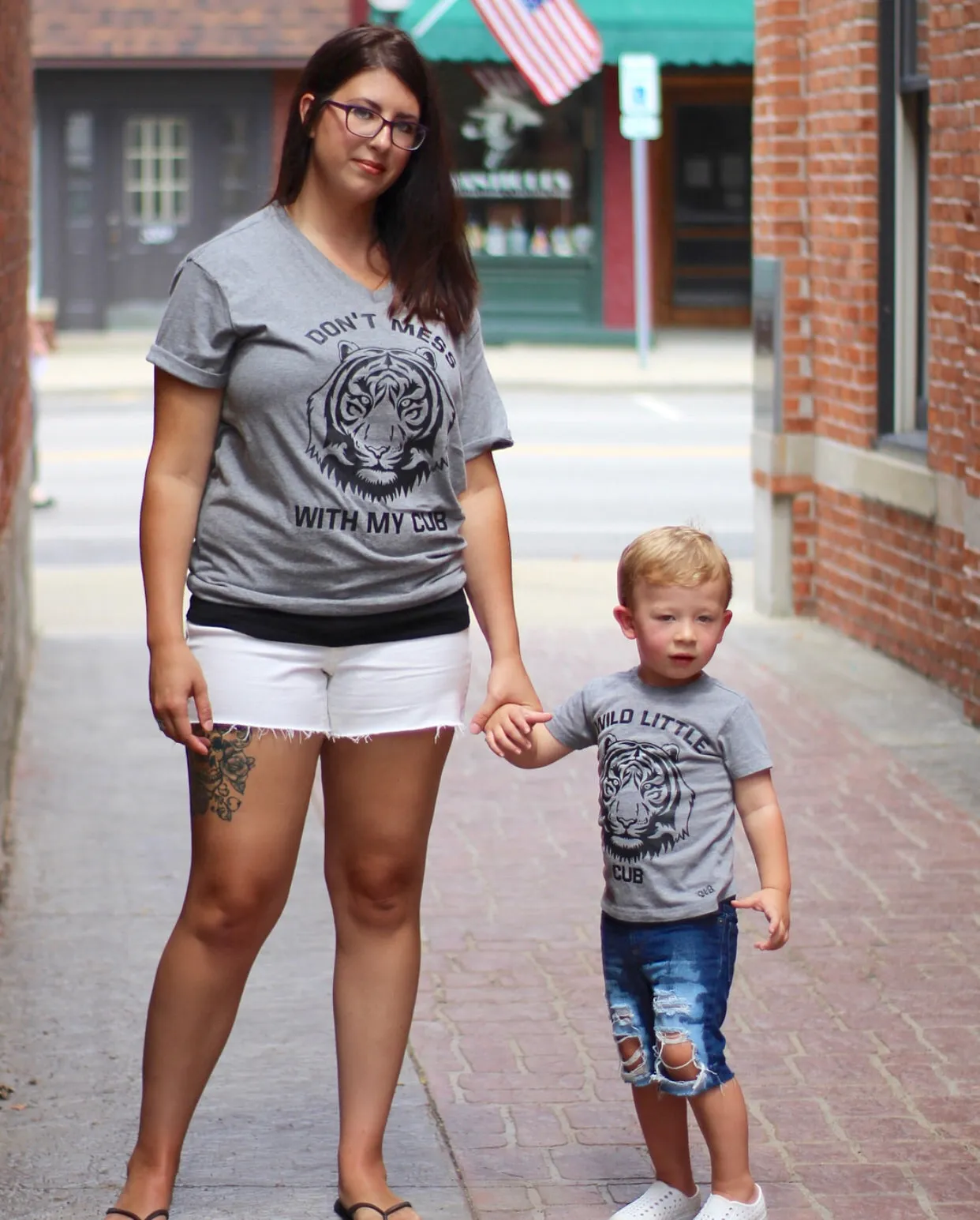 Don’t Mess With My Cub   Wild Cub Mommy and Me Matching Set