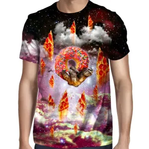 Donut Loving Sloth T-Shirt