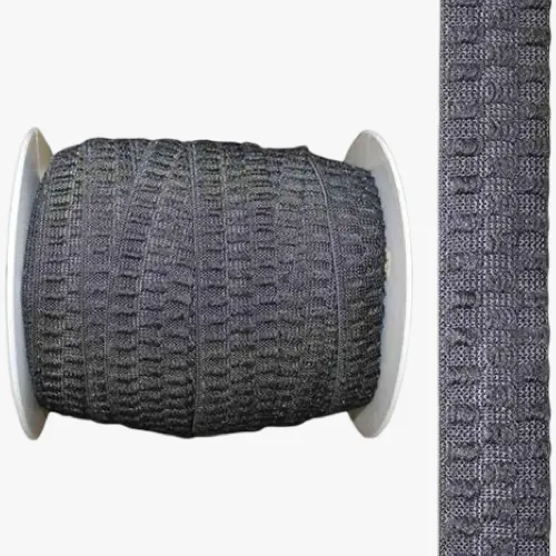 Elastic Non Curl 20mm Black
