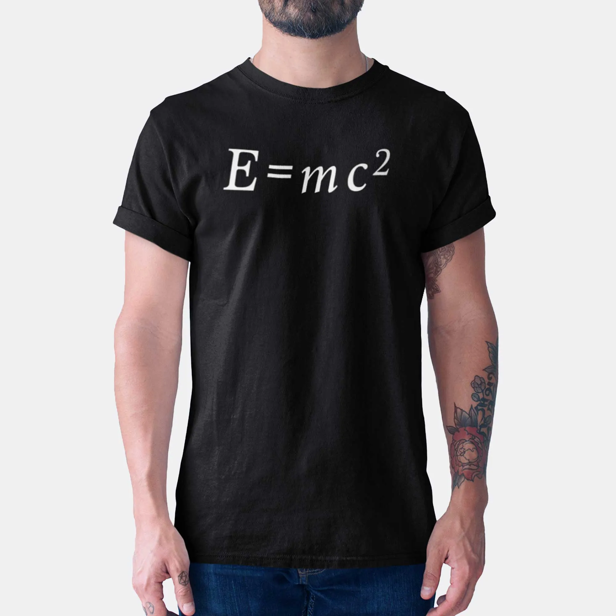 E=mc2 - Adult Unisex Jersey Crew Tee