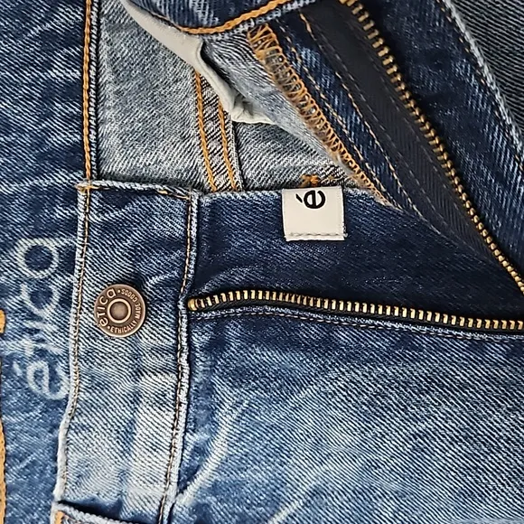 etica Finn Slim Straight Distressed Denim Jean