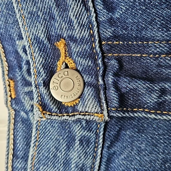 etica Finn Slim Straight Distressed Denim Jean
