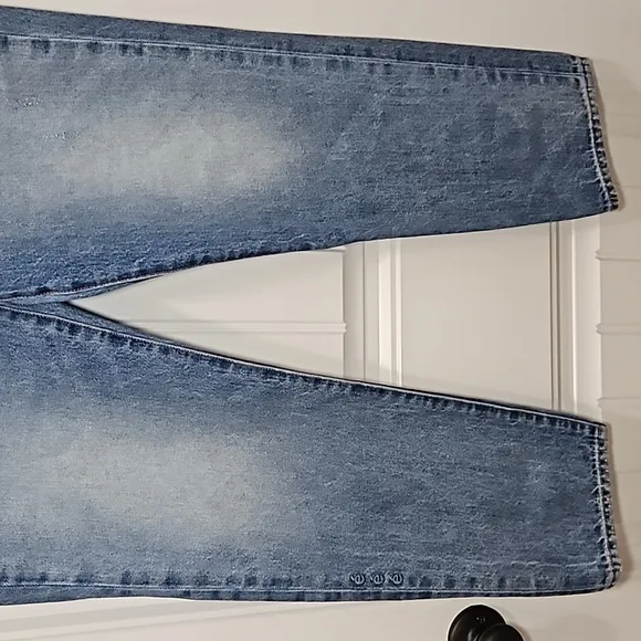 etica Finn Slim Straight Distressed Denim Jean