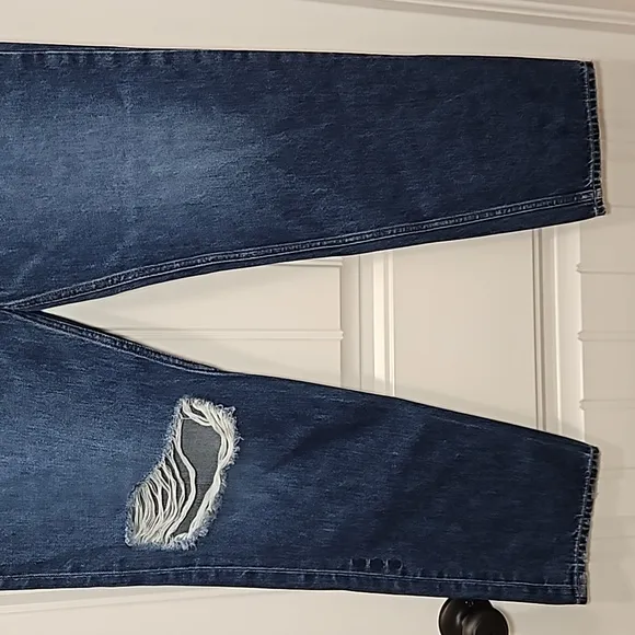 etica Finn Slim Straight Distressed Denim Jean