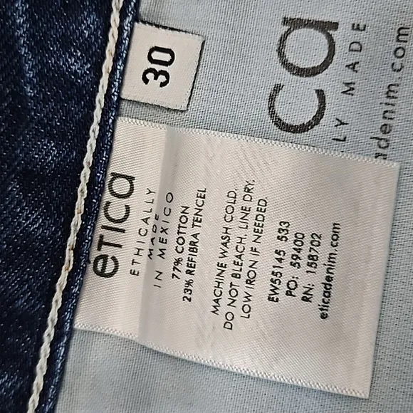 etica Finn Slim Straight Distressed Denim Jean