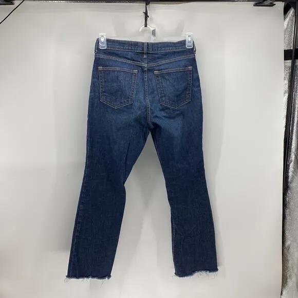 Everlane high rise kick cropped jeans dark wash casual date Night girls night
