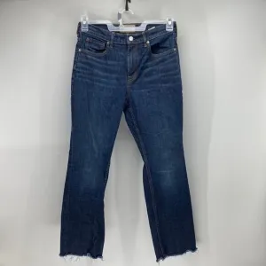 Everlane high rise kick cropped jeans dark wash casual date Night girls night