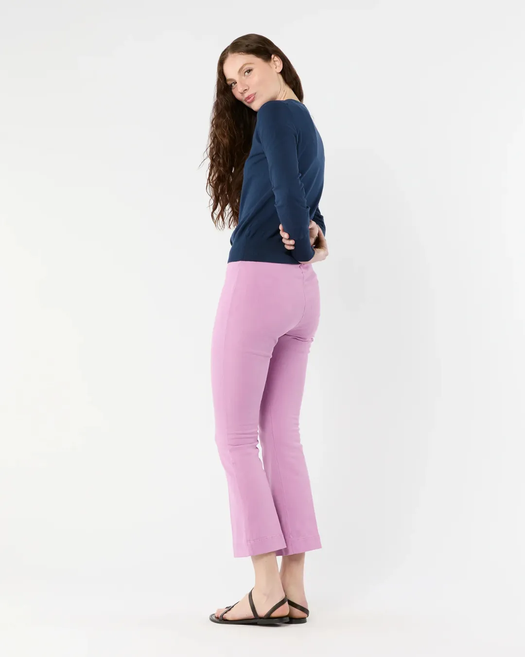 FAYE FLARE CROPPED PANT
