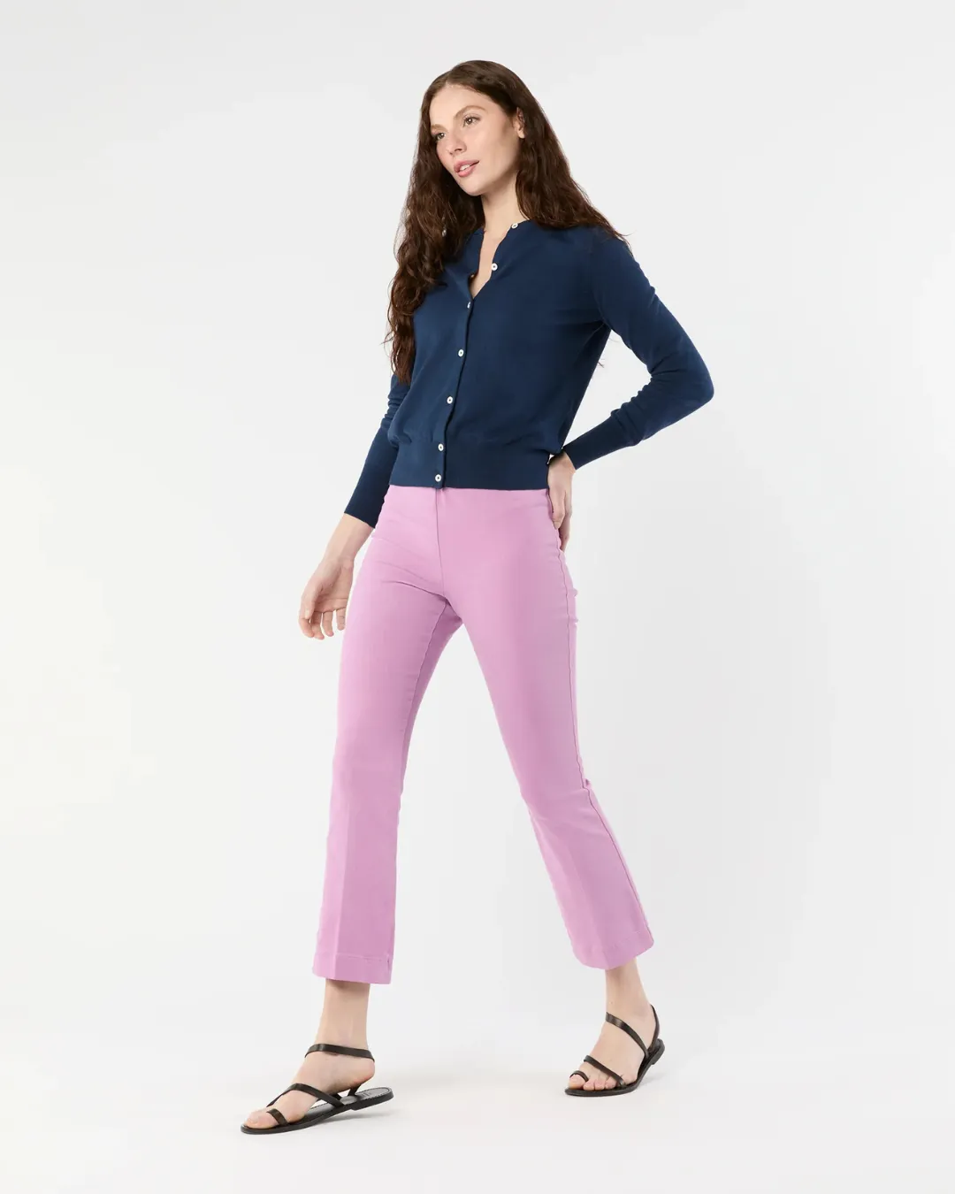 FAYE FLARE CROPPED PANT