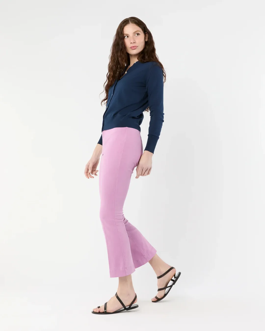 FAYE FLARE CROPPED PANT