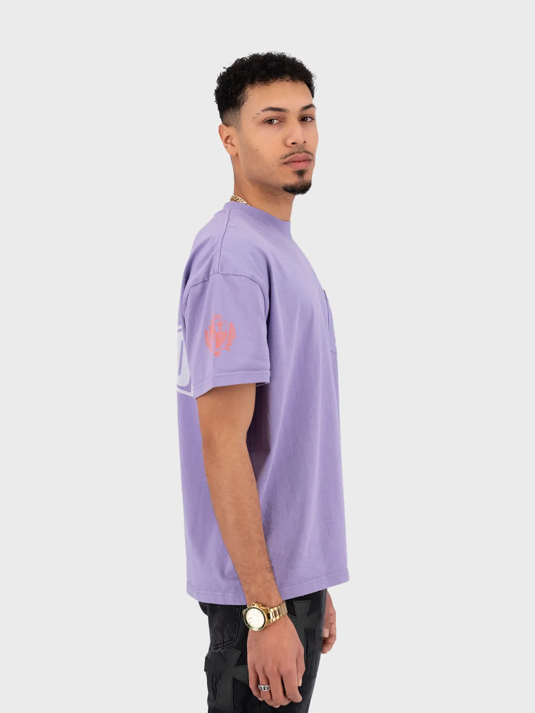 Fearless Blood Cross T-Shirt | Lilac