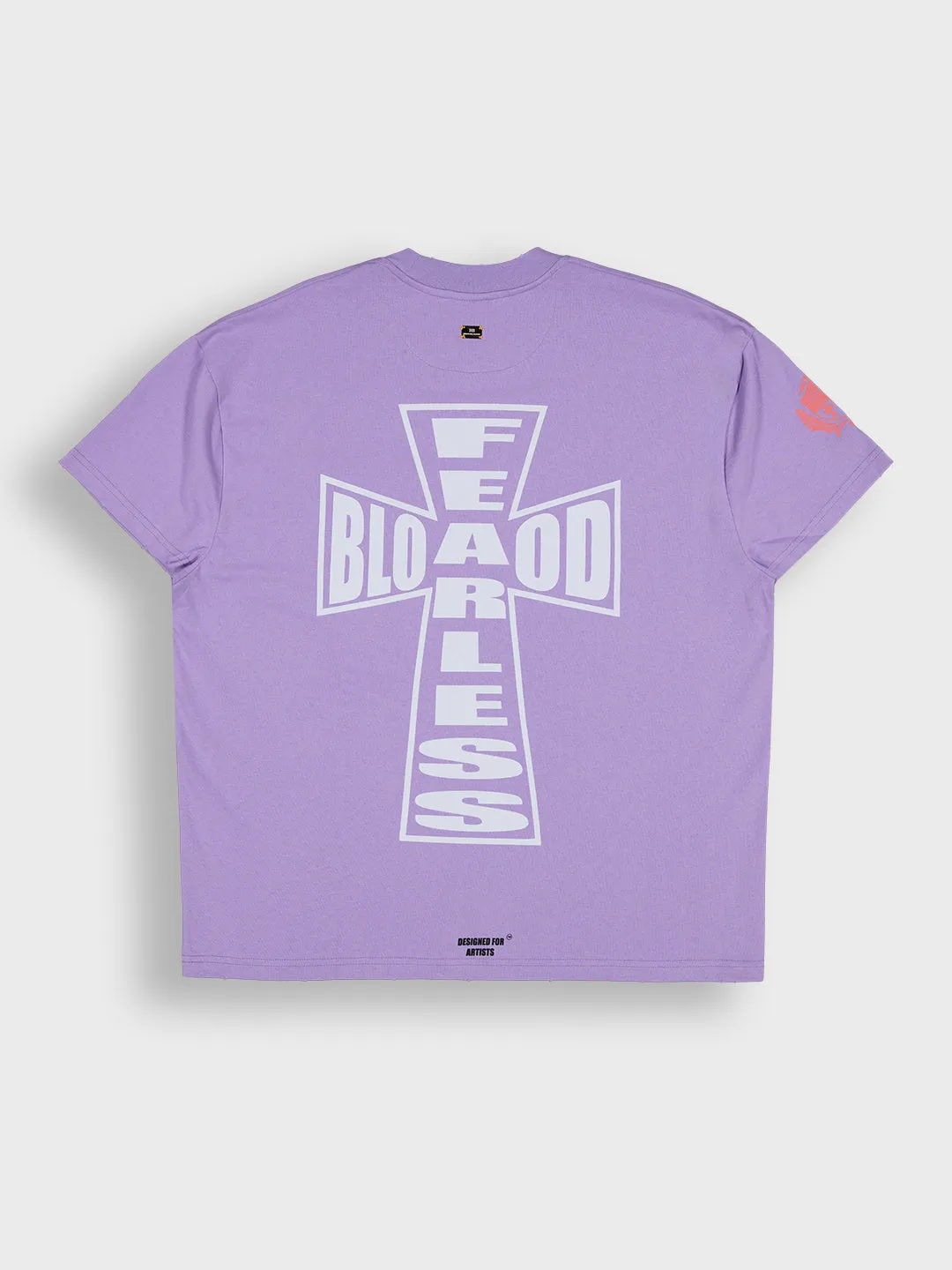 Fearless Blood Cross T-Shirt | Lilac