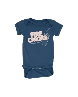 Feather 4 Arrow Fire Cracker Onesie Navy