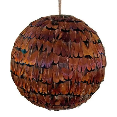 Feather Ball Ornament