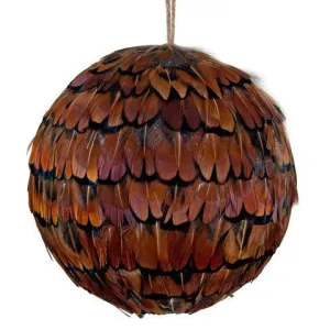 Feather Ball Ornament