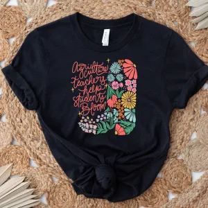 Floral Boot Bloom – Bella Canvas T-Shirt