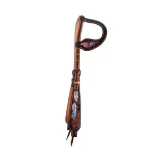 Fort Worth One Ear Bridle Pink Apache (FOR19-0071)