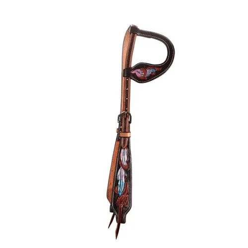Fort Worth One Ear Bridle Pink Apache (FOR19-0071)