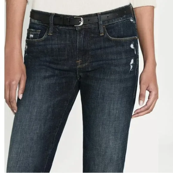 Frame Le Garcon Crop Jeans in Covent dark denim Size 30