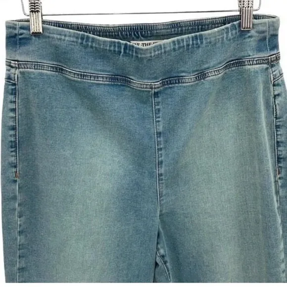 Free People We The Free In My Feelings Cropped Boot Cut Jeans Small NWT