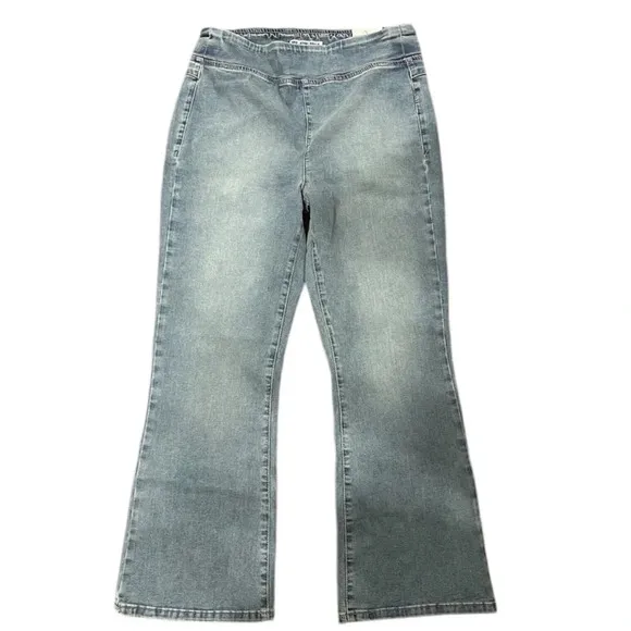 Free People We The Free In My Feelings Cropped Boot Cut Jeans Small NWT