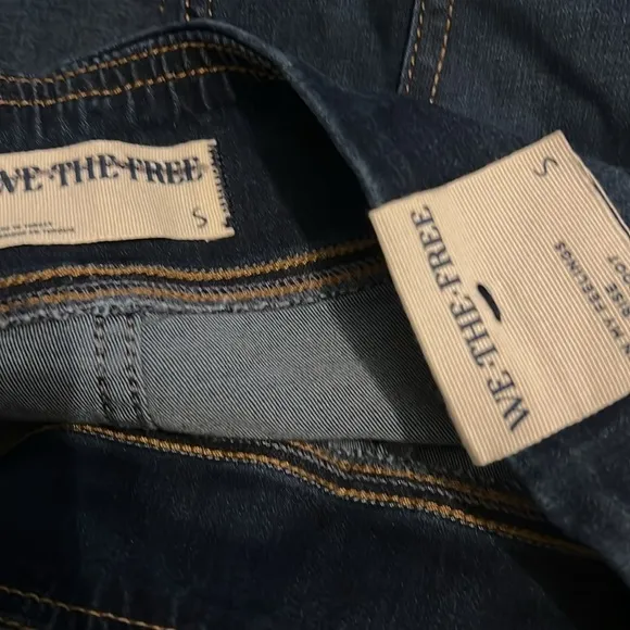 Free People We The Free In My Feelings Cropped Boot Cut Stretch Jeans Small NWT