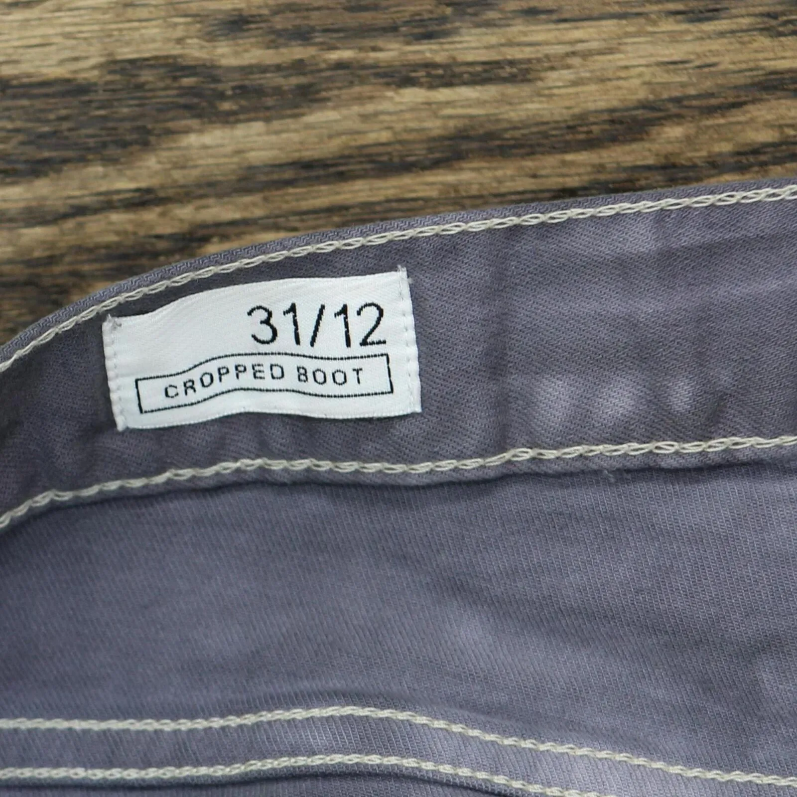 Gap Womens Cropped Stretch Lightweight Denim Jeans Gray Tie-Dye 31/12