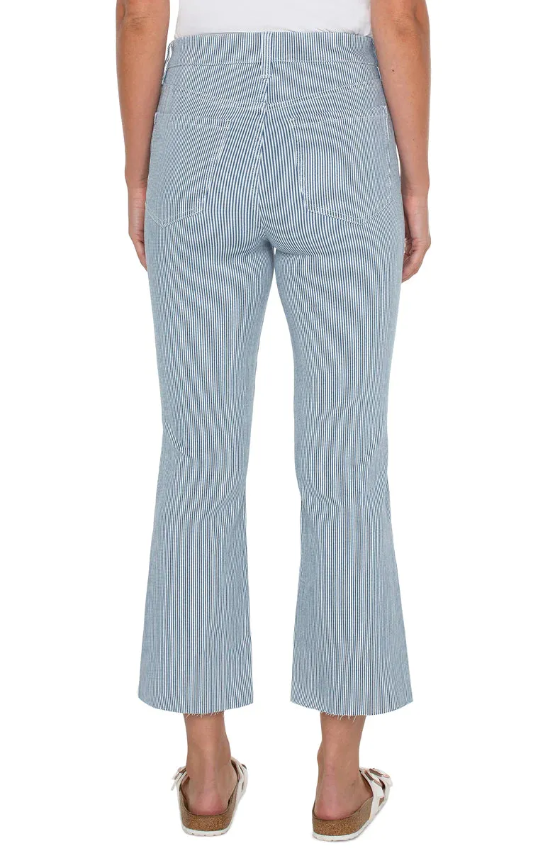 Gia Glider Crop Flare Twisted Seam