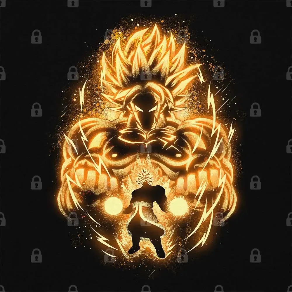 Golden Saiyan Broly Tank Top