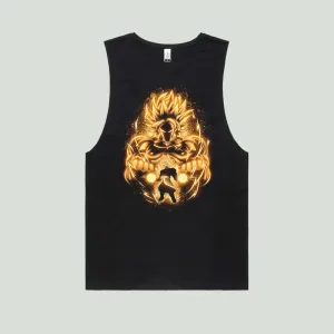 Golden Saiyan Broly Tank Top