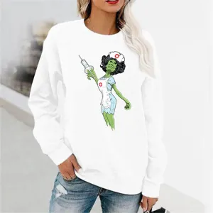Graphic long Sleeve Shirts The Zombie Nurses