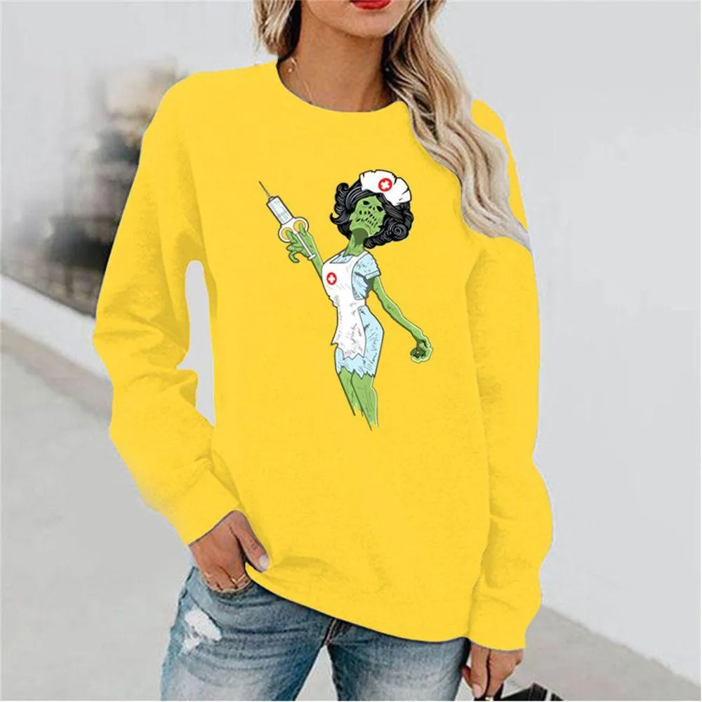 Graphic long Sleeve Shirts The Zombie Nurses
