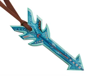 Hand painted Saddle Arrow Charm Teal