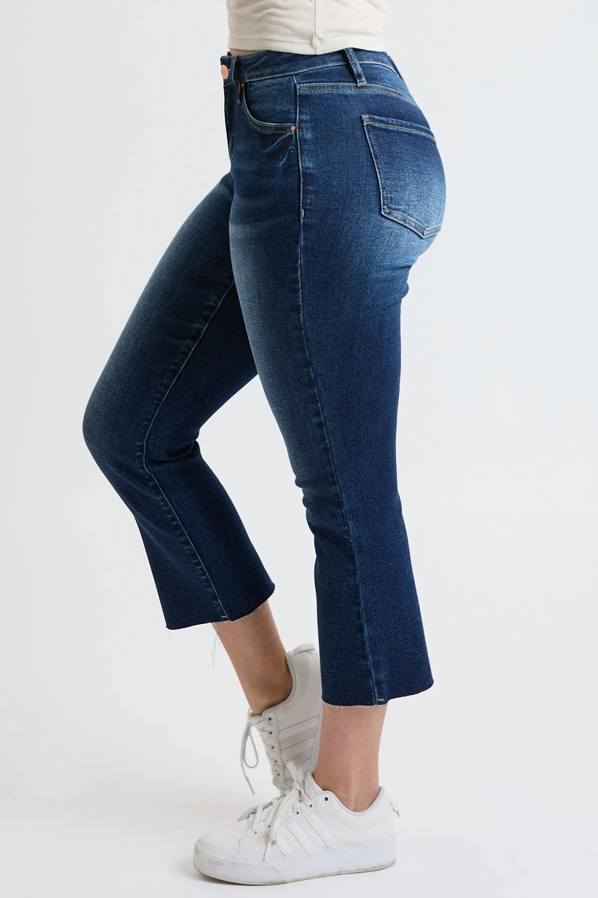 High Rise Premium Stretch Essential Capri, Pack Of 8