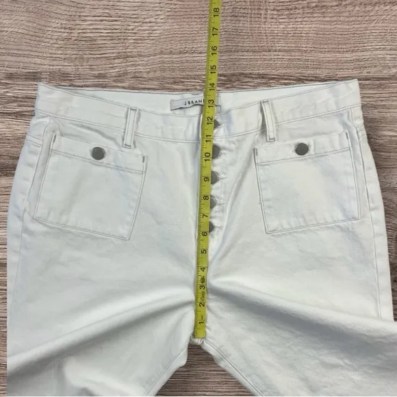 J Brand Joan High Rise Wide Leg Cropped Jeans Sz:32