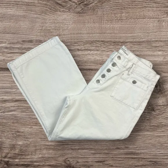 J Brand Joan High Rise Wide Leg Cropped Jeans Sz:32