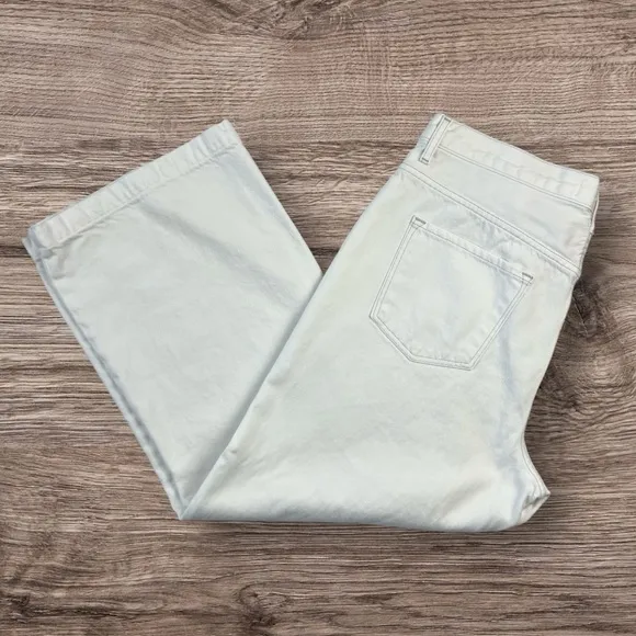 J Brand Joan High Rise Wide Leg Cropped Jeans Sz:32