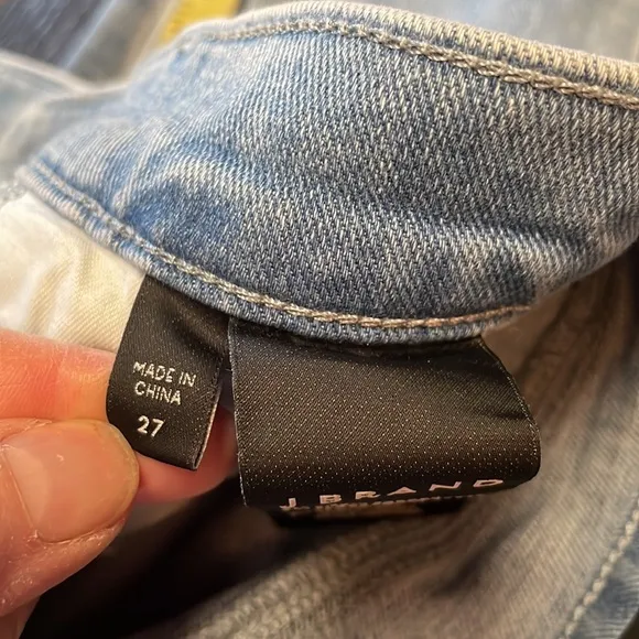 J Brand Ruby High Rise Crop Cigarette Jeans Size 27.