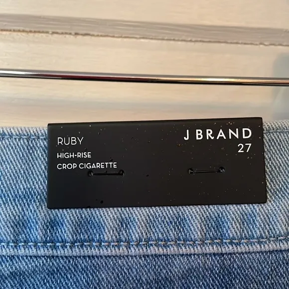J Brand Ruby High Rise Crop Cigarette Jeans Size 27.