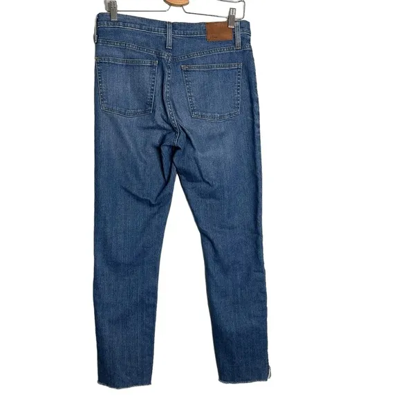 J Crew Jeans Vintage Crop High Rise Step Hem Denim Blue in Tall Length