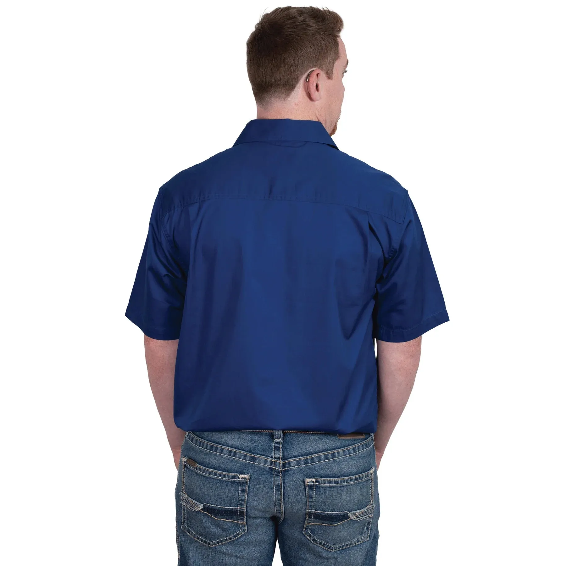 JCA Adam Mens Workshirt Cobalt