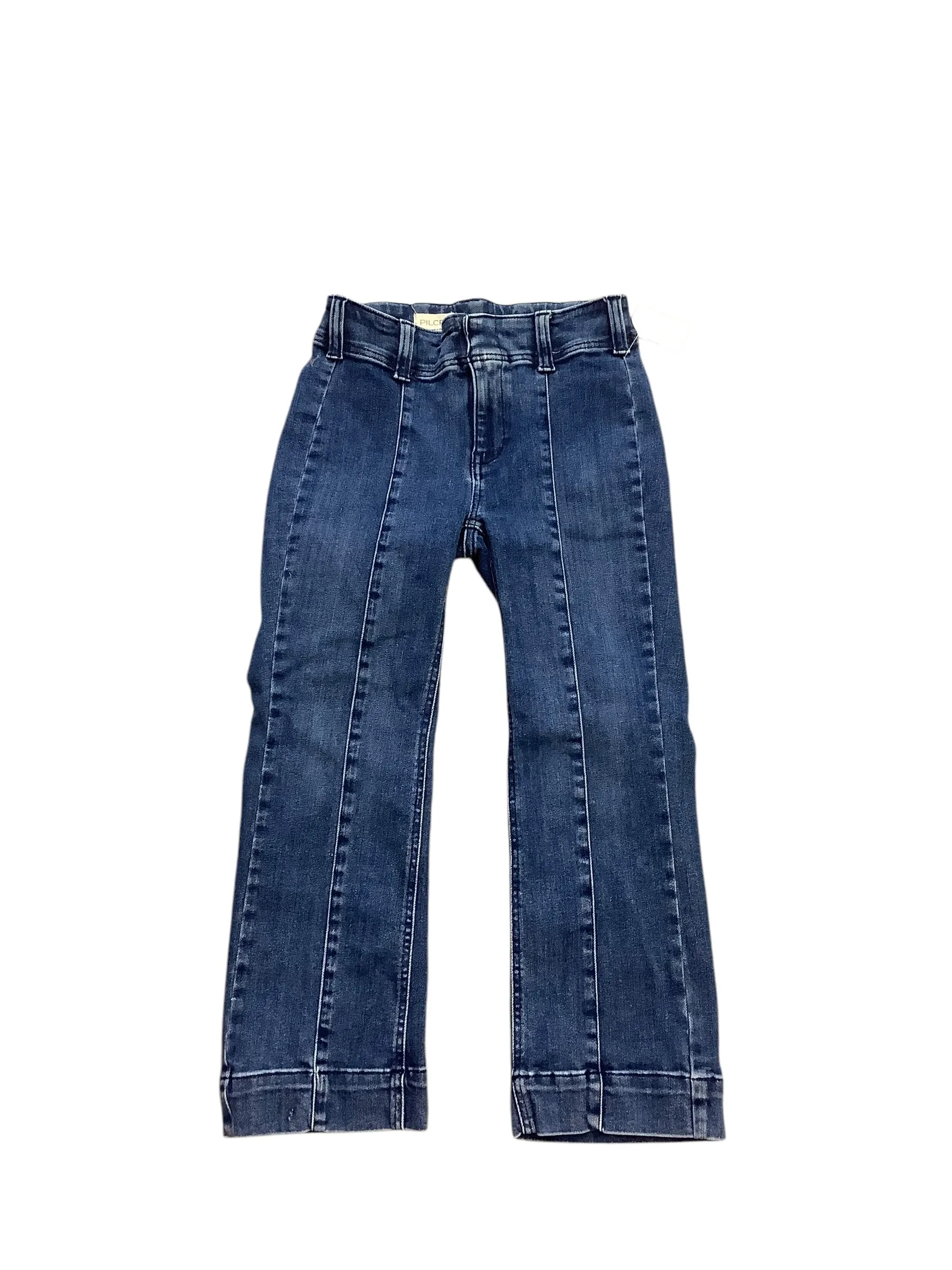 Jeans Cropped By Pilcro In Blue Denim, Size: 0